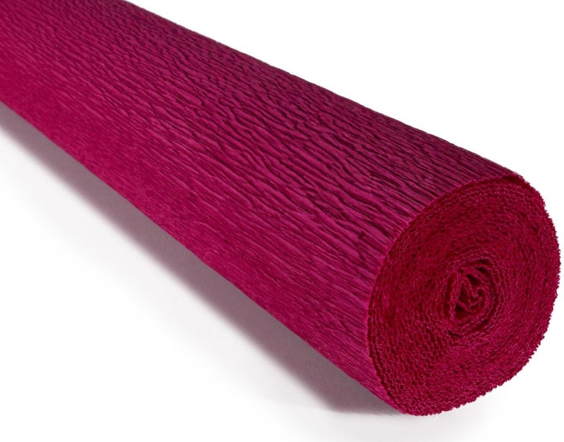LCREATE LCREATE LCREATE Cartotecnica Rossi 140g 10 Inch Wide 8.2ft Long Italian Crepe Paper Rollfor Wedding Ceremony Various Large Festivals Decoration (Cardinal Red（984）) - Image 1